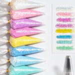 Clear Crystal Glue with Holographic Glitter