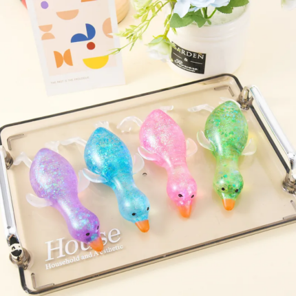 Glitter Duck Squeeze Toy