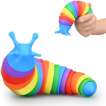Rainbow Fidget Slug Sensory Toy
