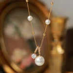 French Baby's Breath Pearl Clavicle Necklace