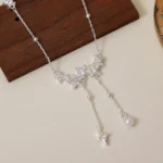 Star Tassel Zircon Clavicle Necklace
