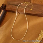 Pearl Chain Red Jewelry Set