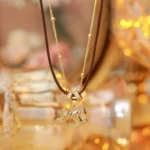 Cross Pony Gourd Long Necklace