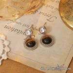 Maillard Tiger Eye Stud Earrings