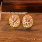 Vintage Monet Garden Pearl Stud Earrings