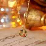 Multicolour Full Pave Zircon Jewelry Set