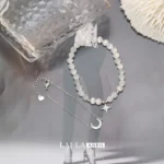 Double-Layer Cat's Eye Beaded Bracelet