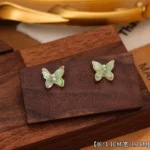Rhinestone Butterfly Stud Earrings