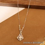 Pearl Zircon Clavicle Necklace