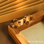 Vintage Maillard Tiger Eye Caramel Stud Earrings