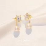 Vintage Freshwater Pearl Pearl Stud Earrings