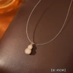 Mermaid Tear Sparkling Clavicle Necklace