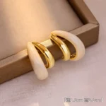 Butterfly Enamel Stud Earrings