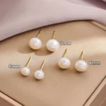 Freshwater Pearl Stud Earrings