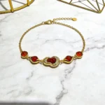 Zircon Red Gourd Bracelet