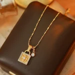 Pony Gold Gourd Clavicle Necklace