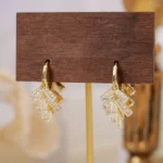 Sparkling Long Tassel Crystal Earrings