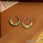 French Pearl Stud Earrings
