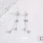 Flower Tassel Earrings