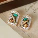 Vintage Monet Garden Flower Pearl Jewelry Set