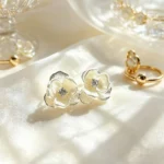 Camellia Stud Earrings 02