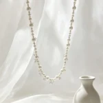 French Star Pearl Earrings