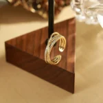 Double-Layer Open Ring