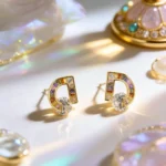 Rhinestone Stud Earrings
