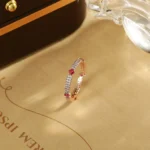 Vintage Rainbow Open Ring