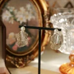 Heart Hollow Stud Earrings